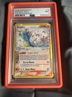 Kingdra EX Delta Species Holo Rare 10/110 Holon Phantoms PSA 9 Vintage Mint - Image 1