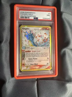 Kingdra EX Delta Species Holo Rare 10/110 Holon Phantoms PSA 9 Vintage Mint - Image 2
