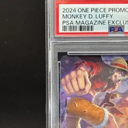 PSA 10 Monkey D Luffy OP05-060 L PSA Magazine Promo English One Piece Card - Image 3