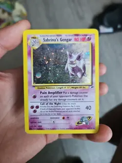 Sabrina's Gengar [SWIRL] - 14/132 - Gym Heroes [Holo] - LP - Pokemon - Read Desc - Image 1