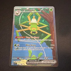 Pokemon TCG Spidops ex Scarlet & Violet Base Set 243/198 Illustration Rare NM - Image 2
