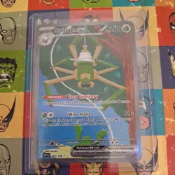 Pokemon TCG Spidops EX Scarlet & Violet Base Set 243/198 Special Illustration - Image 1