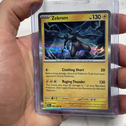 Pokemon - Zekrom 066/182 - Holo Rare - Paradox Rift - NM/MT Pokemon Card TCG - Image 1