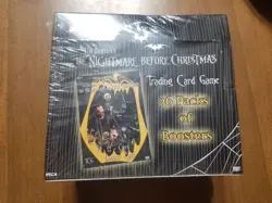 Factory Sealed Booster Box NECA Nightmare Before Christmas Trading Card Game 634482326794 - Image 1