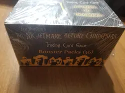 Factory Sealed Booster Box NECA Nightmare Before Christmas Trading Card Game 634482326794 - Image 2