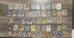 Pokemon TCG Holographic Only GX/V/Shiny/ Promo Lot Of 77 Cards!! - Image 1