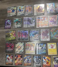 Pokemon TCG Holographic Only GX/V/Shiny/ Promo Lot Of 77 Cards!! - Image 3
