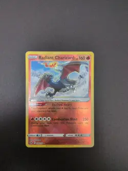 Radiant Charizard Crown Zenith Reverse Holo Card 020/159 Near Mint NM - Image 1