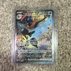 Greninja EX 132/SVP Scarlet & Violet Promo Full Art Holo 300 HP Pokemon Card - Image 1