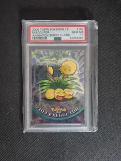 PSA 10 Exeggutor Topps Chrome 2000 Pokemon Card Series 2 Gem Mint - Image 1