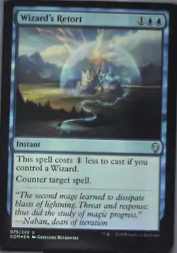 Wizard's Retort - Dominaria: #75, Magic: The Gathering - Foil Lp C255 - Image 1