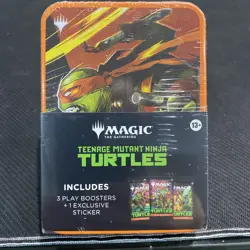 Magic: The Gathering Teenage Mutant Ninja Turtles Tin [Michelangelo] 3 Boosters - Image 1