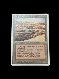 Strip Mine MTG Core Set 4th Edition Regular Illustrated by Daniel Gelon NM - Image 1