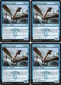 MTG - 4x MINDSCOUR DRAGON - Fate Reforged (U) - Image 1