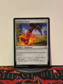 Swiftfoot Boots U Commander 2020 254 NM MTG Magic The Gathering - Image 1
