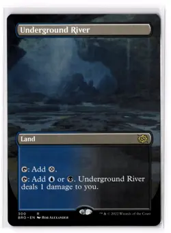 Underground River (Borderless) 300 The Brothers' War Normal NM - Image 1