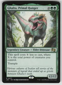 Ghalta, Primal Hunger (Anime) R Foundations Jumpstart 77 NM - Image 1
