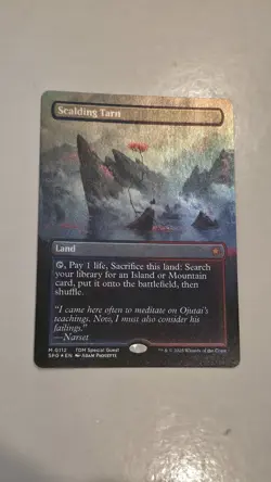 Scalding Tarn Borderless Foil Mythic, Special Guests #112, MTG Magic - Image 1