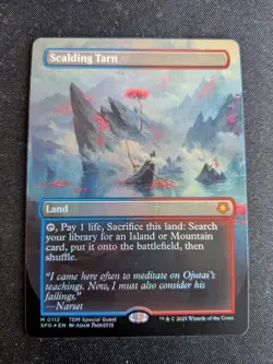 MTG Foil Borderless Special Guests SPG Scalding Tarn MINT #112 - Image 1