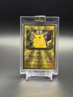 Pokemon Pikachu TCG Gold Metal 25th Celebrations Collector's Card 58/102 - Image 1