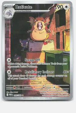 Raticate 099/088 Holo Illustration Rare Perfect Order Pokemon Near Mint - Image 1