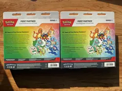 Pokemon First Partner Illustration Collection Series 1 - Lot of 2 SEALED New - Image 2