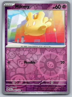 Pokemon Stellar Crown - Reverse Holo Milcery 064 - Image 1