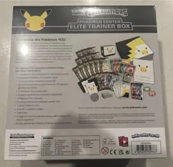 Pokemon 25th Celebrations Elite Trainer Box Pokemon Center ETB Sealed 820650809866 - Image 3