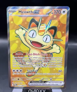 Meowth Ex 107/088 Full Art Pokemon Perfect Order Near Mint - Image 1