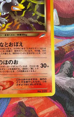 Dark Houndoom NM JP Darkness And To Light Holo Rare 229 Japanese Neo Pokemon - Image 5