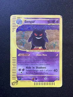 Pokemon TCG Gengar Expedition Base Set 2002 Rare Holo - Image 1