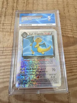 2002 Pokemon Legendary Collection Dark Dragonite Reverse Foil #5 ACE 5 HIGH SUBS - Image 1