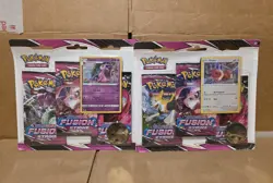 POKEMON FUSION STRIKE 3 PACK BLISTER ESPEON/EEVEE PROMO SET - Image 1