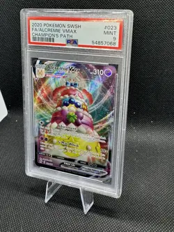 🔥 Pokemon Alcremie VMAX Champion's Path Holo 023/073 PSA 9 🔥 - Image 2