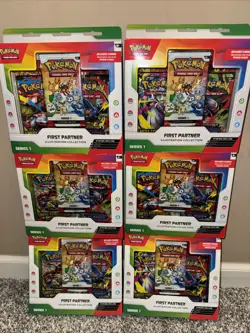 Pokemon TCG First Partner Illustration Collection Lot of 6 - Image 1