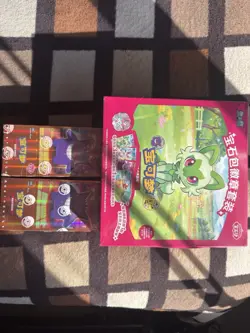 US Stock Pokemon TCG S-Chinese Exclusive 2026 Gem Pack Badge Set,2 Gem Pack VOL3 - Image 1