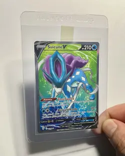 Suicune V 173/203 (LP) Full Art Sword & Shield: Evolving Skies 2021 Pokemon TCG - Image 3