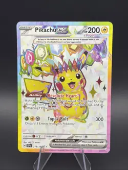 Pikachu ex 219/191 Sv08: Surging Sparks Holo Pokemon TCG - Image 1