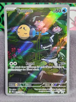 2025 Pokemon Tympole 103 /132 S&V Black Bolt Illustration Rare Full Art Holo - Image 1