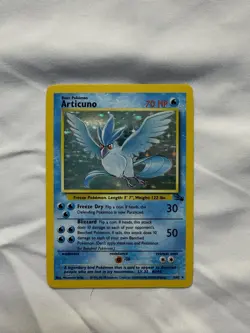 Articuno 2/62 Holo Rare Pokemon TCG Fossil WOTC HP - Image 1