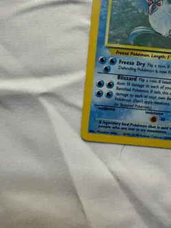 Articuno 2/62 Holo Rare Pokemon TCG Fossil WOTC HP - Image 4