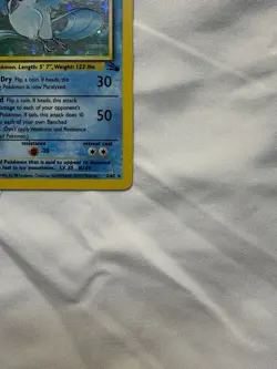 Articuno 2/62 Holo Rare Pokemon TCG Fossil WOTC HP - Image 5