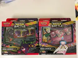 Pokemon Mega Gengar EX + Mega Diancie EX Battle Deck Set of 2 Brand New Sealed - Image 1