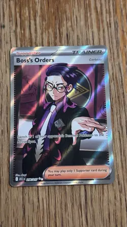Pokemon Ascended Heroes Boss’s Orders Corbeau 256/117 Full Art Ultra Rare NM - Image 1