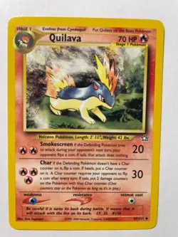 Quilava - 47/111 Neo Genesis Unlimited Uncommon Pokemon NM - Image 1