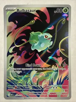 Pokemon TCG Bulbasaur 133/132 Secret Rare Mega Evolution Set - Image 1