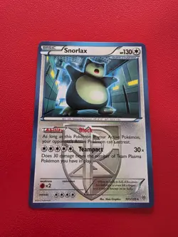 2013 Pokemon - Black & White:Plasma Storm Snorlax (Team Plasma) #101/135 Regular - Image 1