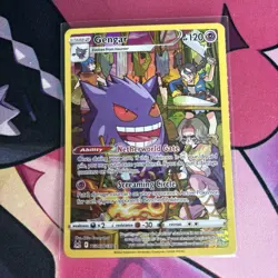 Pokemon Gengar Ultra Rare Full Art Holo Lost Origin TG06/TG30 120 HP - Image 4