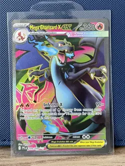 Pokemon TCG - Phantasmal Flames - Mega Charizard X EX 109/094 - Image 1