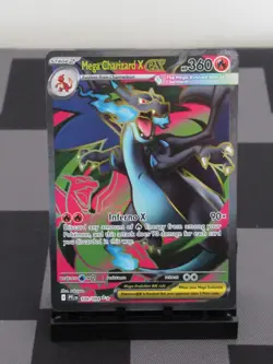 Pokemon TCG Mega Charizard X ex 109/094 Me02: Phantasmal Flames Holo Mint/NM - Image 1